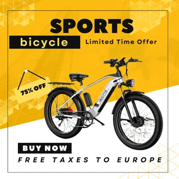 1500W EU Europe Склад Висококачествени Duotts F26 Град Възрастни Планински Ebike Mtb за мъж 26 инчов електрически велосипед с пълно окачване