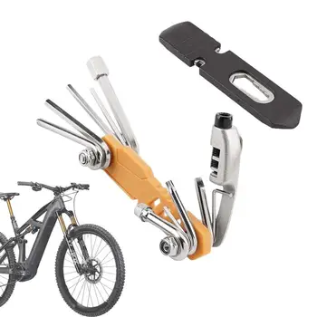 Многофункционален инструмент за велосипеди Комплект за ремонт на лостове за гуми за велосипеди Комплект за ремонт на лостове за велосипеди Преносими аксесоари за велосипеди
