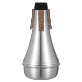 Универсални шумозаглушители на тромпет Малък тромпет амортисьор алуминиева сплав практика чаша подходящ за различни поводи