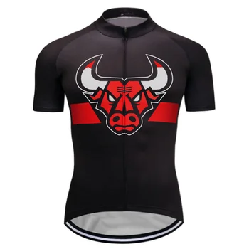 Мъже Колоездене Джърси къс ръкав спускане Джърси планински велосипед риза MTB Maillot велосипед униформа открит мода черно облекло