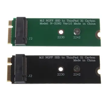 2024 Ново за M.2 NGFF SSD към X1 въглероден ултрабук адаптер конвертор адаптер карта SSD замяна за Lenovo ThinkPad 20 + 6pin