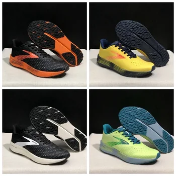 BROOKS Hyperion Tempo обувки за бягане Мъже и жени Ултра леки еластични маратонски тренировъчни обувки на открито Унисекс ежедневни спортни обувки