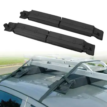 Универсален багажник за покриви на автомобили Меки покривни решетки Спестяване на място Лесен за инсталиране багажник за каяк сърф Каяк ски гребла