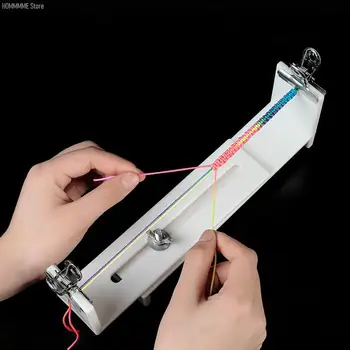 1PC гривна маншет плетене инструмент DIY джиг комплект регулируеми въже тъкане машина платформа на едро