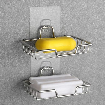 Неръждаема стомана баня ъгъл душ рафт ковано желязо шампоан съхранение багажник притежателя с всмукателна чаша аксесоари за баня