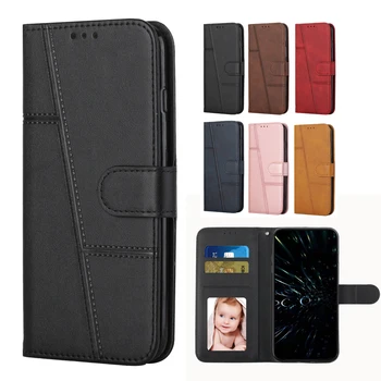 Sunjolly Калъф за телефон за iPhone 13 12 11 Pro Max mini X Xs Xr XsMax 6 7 8 Plus SE 2020 Калъф за калъф coque Flip Wallet Leather