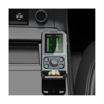 BC83 Dual бързо зареждане кола Bluetooth MP3 плейър FM предавател EQ регулатор кола