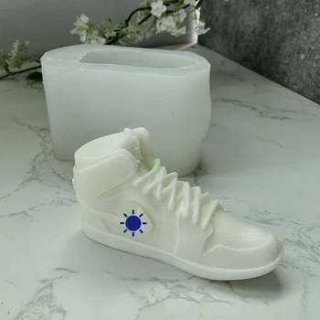 Обувки Ароматерапия Свещ силиконова форма DIY обувки Гипс ръчно изработен сапун разширен аромат камък шлайфане инструмент