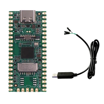 RISC-V Milk-V Duo Development Board + STC Downloader Двуядрен CV1800B Поддръжка Linux за Iot ентусиасти DIY геймъри Лесно инсталиране