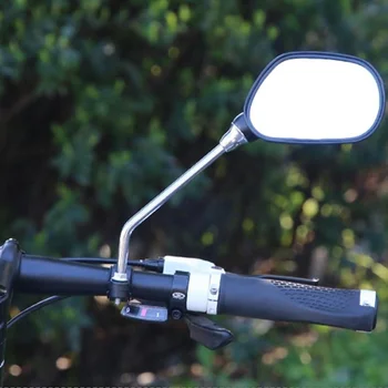 1 двойка планински велосипед огледало за обратно виждане с висока разделителна способност плоска регулируема кормило рефлектор сгъваем велосипед езда аксесоари
