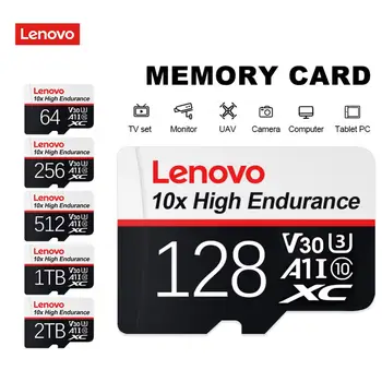 Lenovo 2TB карта с памет U3 4K Micro TF SD карта 1TB 512GB 256GB 128GB Mini Micro TF SD UHS-I C10 флаш TF карта за Nintendo Switch
