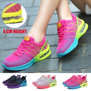 Обувки за бягане за жени Външна дишаща мода Дамски обувки за джогинг Фитнес маратонки Цветна въздушна възглавница маратонка женска