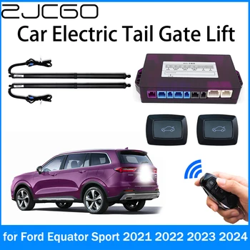 ZJCGO Car Power Trunk Electric Suction Tailgate Интелигентна подпора за повдигане на задната врата за Ford Equator Sport 2021 2022 2023 2024