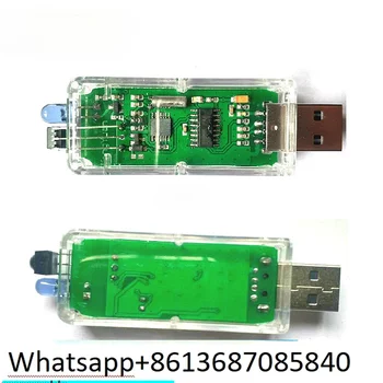 USB към инфрачервен преобразувател Далечна инфрачервена комуникация Тест метър четене IRDA 38kHz Carry конвертор четене