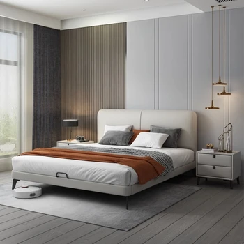 Bedroom Hotel Beds Queen Single Frame Japanese Luxury Bed Comforter Modern Living Room Literas Multifuncional Home Furniture