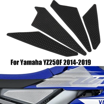 Страничен резервоар за гориво за Yamaha YZ250F YZ250FX YZ450F YZ450FX WR250F WR450F 2014-2019 2018 Мотоциклет неплъзгащи стикери водоустойчива подложка